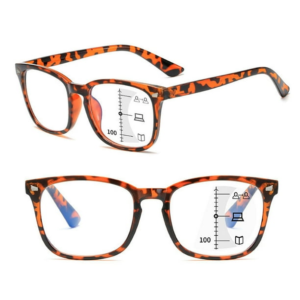 Multifocal Hyperopia Eyeglasses Functional Rectangular Lens Reading