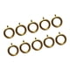 thumbnail image 1 of Anillos de cortina Baoblaze 10pcs Color dorado, 1 of 8