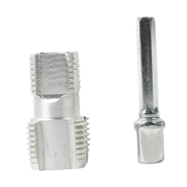DYNWAVECA NPT Pipe Tap Set Plumbing Threading Tool Kitchen Repair 1/2 in 3/4 in Professional Versatile Home Bathroom Thread Maker Tool Aluminum