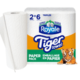 thumbnail image 1 of Tiger Towel Recyclable Paper Packaging, 2 Equal 6 Paper Towel Rolls, 147 Sheets per Roll, 1 of 1