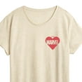 thumbnail image 3 of Marvel - Heart Valentine - Women's Short Sleeve Graphic T-Shirt, 3 of 5