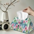 thumbnail image 2 of SEANATIVE Flowers Tissue Box Cover Tropical Tissue Holder for Bathroom Multifunction Rectangular Tissue Holder Cover Case Comfortable Facial Tissue Holder for Car/Kitchen/Bedroom/Office 2 Pcs, 2 of 7