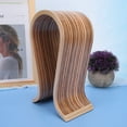 thumbnail image 4 of Wooden Headset Hanger Rack Earphone Arch Shape Stand Holder for Desktop Table AccessoriesWood Grain, 4 of 10