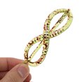 thumbnail image 3 of Unique Bargains 1 Pc Fashion 8-Shaped Hair Clips Hairdo Clip Green, 3 of 3