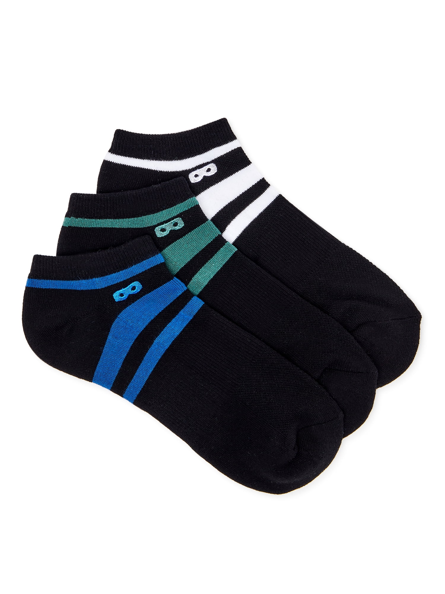 Pair of Thieves Blackout/Whiteout Cushioned Low Cut Socks, 3-Pack