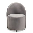 thumbnail image 3 of Baxton Studio Bethel Bucket Chair, Grey, 3 of 9