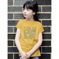 thumbnail image 2 of Contour Draw Birds Doodle T-Shirt Juniors -Image by Shutterstock,  Large, 2 of 4