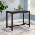 thumbnail image 5 of Linon Claridge 36" Rectangle Dining Table, Walnut, 5 of 9