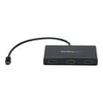 thumbnail image 2 of StarTech.com 3 Port Mini DisplayPort MST Hub - 4K 30Hz - Mini DP to HDMI Video Splitter for Multiple Monitors - mDP to HDMI (MSTMDP123HD) - Video/audio splitter - 3 x HDMI - desktop - AC 100/240 V, 2 of 13