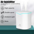 thumbnail image 2 of Humidificador de aire USB de 2000ML, doble puerto de pulverización, humidificador de aceite esencial para aromaterapia, generador de niebla fría, nebulizador purificador para el hogar y la Oficina, 2 of 4