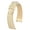 Beige Band / Silver Buckle, variant on Aristocrat Embossed Leather Watch Strap - Beige - L - 18mm - Silver Buckle