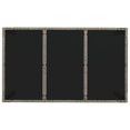 thumbnail image 3 of vidaXL Garden Table with Glass Top Grey 150x90x75 cm Poly Rattan, 3 of 4