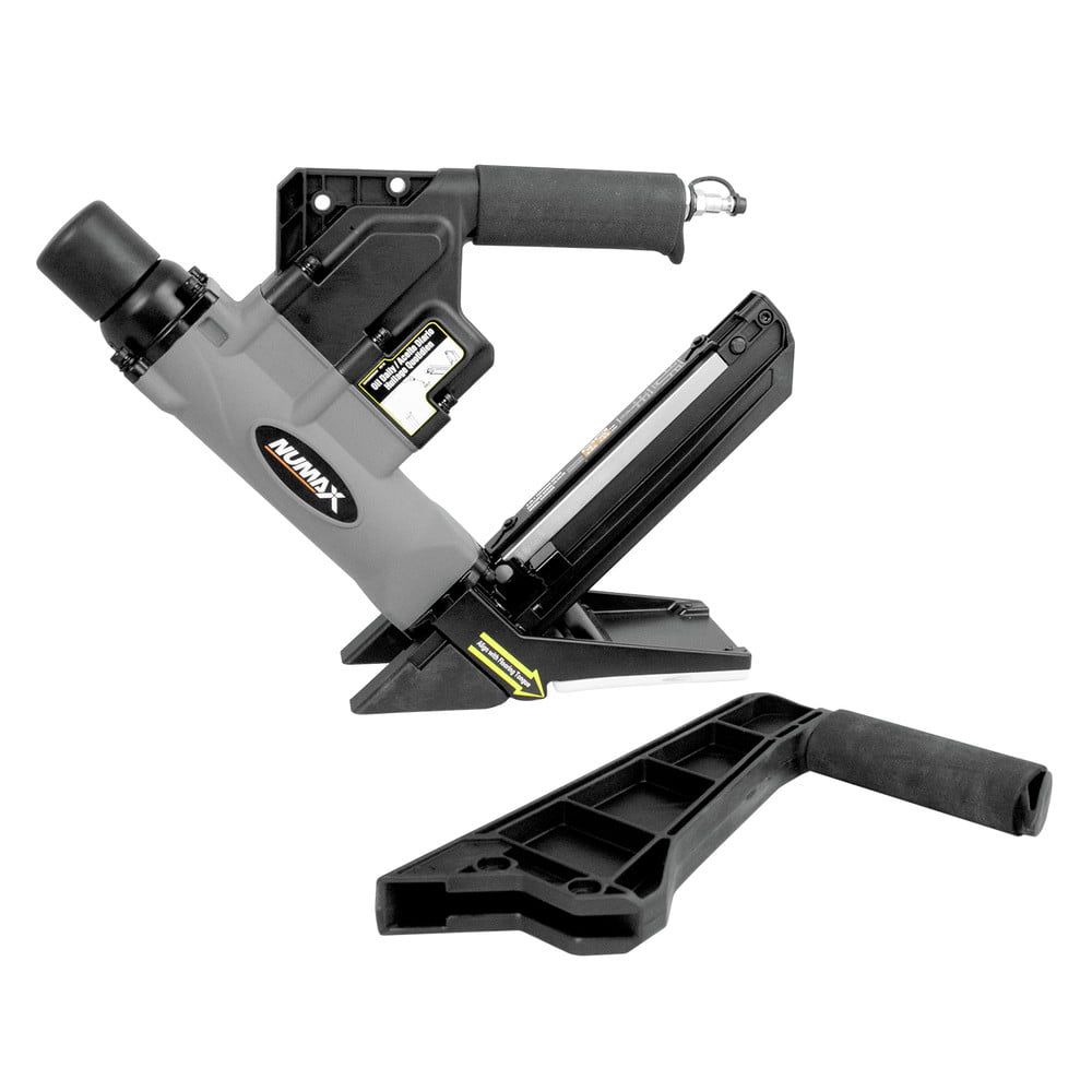 Numax Pneumatic 2-in-1 Dual Handle Flooring Nailer and Stapler for sale online 
