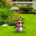 thumbnail image 4 of 1Pc Penguin Christmas Yard Signs 11.8 Inch Farmhouse Christmas Yard Stakes Outdoor Decorative Large Penguin Xmas Decorations Signs for Farm Garden, 4 of 6