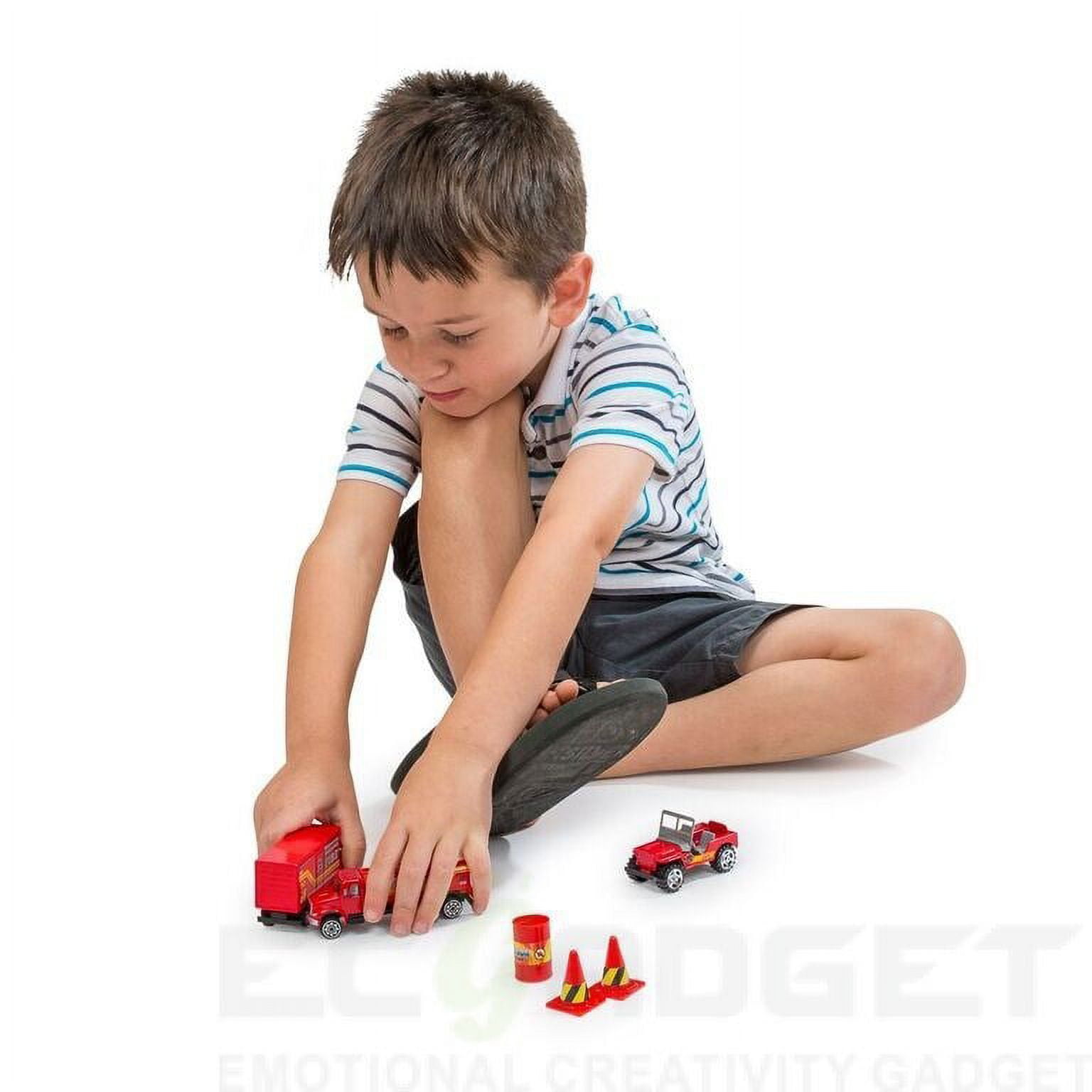 Big-Daddy Fire Rescue Toy Play Set Starter Kit Includes More Than 10 Fire Truck Toys And Accessories To Create The Perfect Emergency Scene