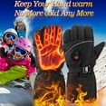 Jrocdr New Winter Charging Heating Gloves Three Adjustable Thermostat