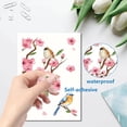 thumbnail image 3 of 8 Sheets Bird Wall Stickers Flower Stickers Animal Window Stickers PVC Waterproof Self Adhesive Wall Decals Removable for Window Decor Clings Housewarming Gift Home Decoration, 3 of 5