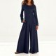 thumbnail image 2 of RKSTN Jumpsuits for Women Plus Size Zipper Wide Leg Romper Pants Womens Casual Solid Loose Fits Comfortable Zip Up Jumpsuit with Pockets, 2 of 9
