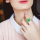 thumbnail image 3 of 2 anillos divertidos de rana arbórea, lindos, ajustables, simples, abiertos, para mujer, anillos de animales, anillos de rana para dedo, decoración para fiestas de Navidad, 3 of 7