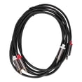 thumbnail image 2 of TV To  2RCA Cable, Gold Plated Plug Aluminum Alloy Shell Copper Conductor Durable 2RCA To 2RCA Cable Noise Reduction  For Power  For CD Player 2M/6.6ft, 2 of 8