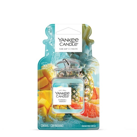 Yankee Candle Car Jar Ultimate, Bahama Breeze, 0.96 oz (Pack of 6)