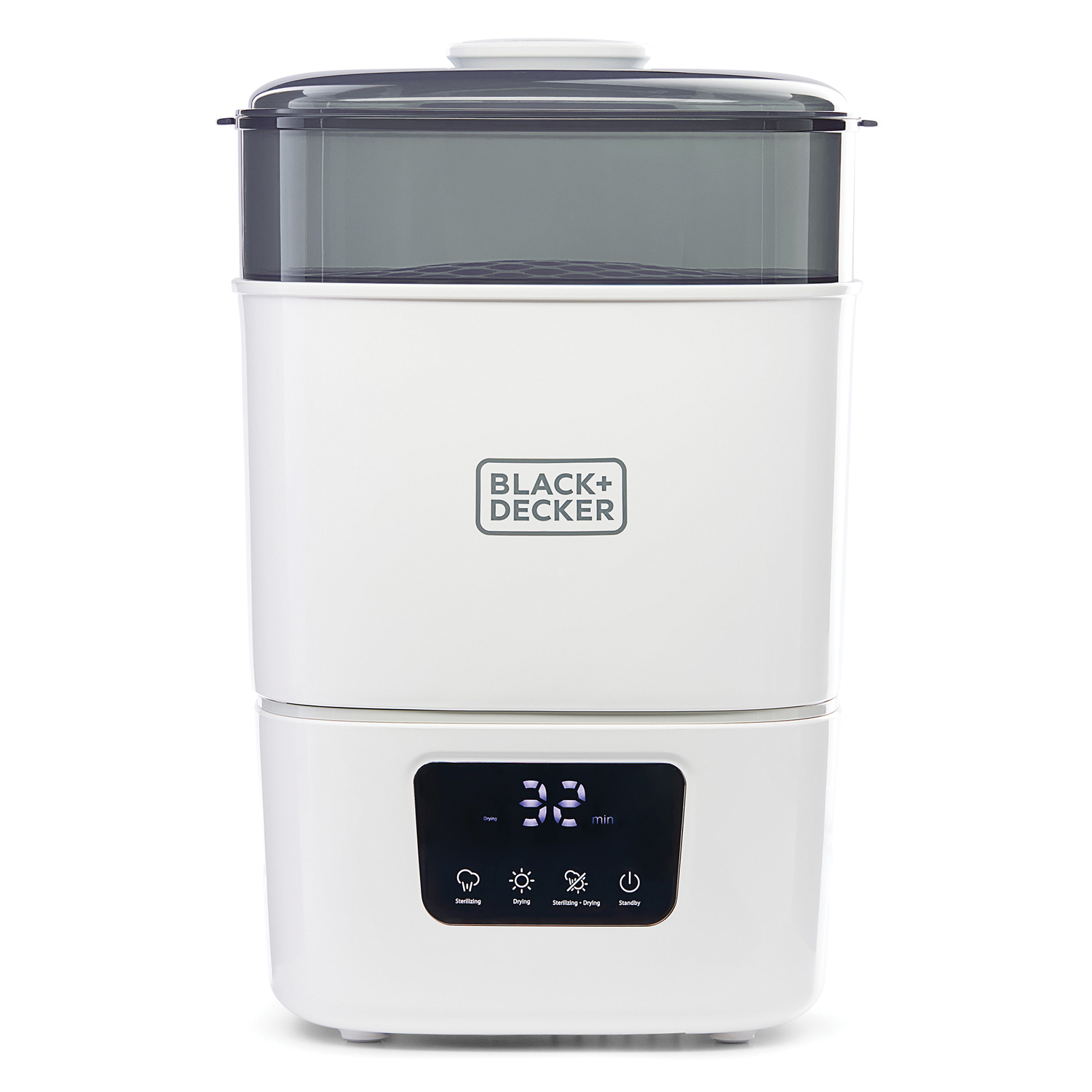 BLACK+DECKER BDXBSB15 Large Capacity Bottle Sterilizer with Steam