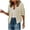 Beige-L, variant on Women's sequined zipper jacket glitter evening cardigan casual dress coat disco costume