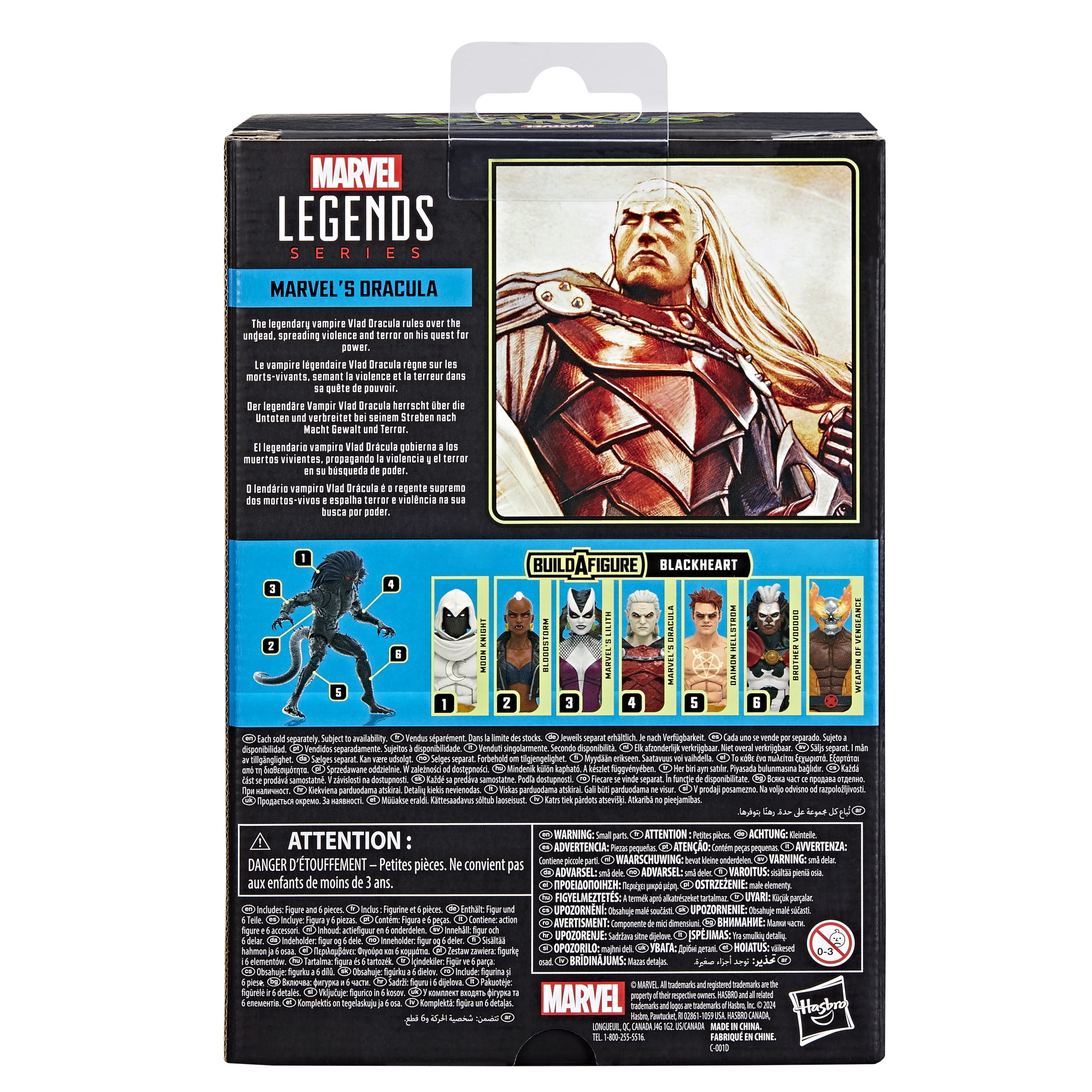 Marvel Legends Series Strange Tales Marvel's Dracula, 6" Comics Collectible Action Figure