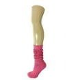 thumbnail image 3 of 2 Pairs Cotton Slouch Knee High Socks Shoe Size 5-10 (Hot Pink), 3 of 3