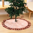 thumbnail image 4 of Bouanq Christmas Tree Skirt Christmas Decoration Linen Snowflake Alphabet Tree Skirt Snowflake Alphabet Christmas Tree Ornaments On Clearance, 4 of 8