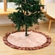 thumbnail image 4 of Snowflake Alphabet Tree Skirt, Linen Snowflake Alphabet, Festive Christmas Decoration, Premium Quality Fabric, Easy to Hang, For Bedroom Decoration, Large Size, Christmas Tree Skirt, Home, 4 of 8