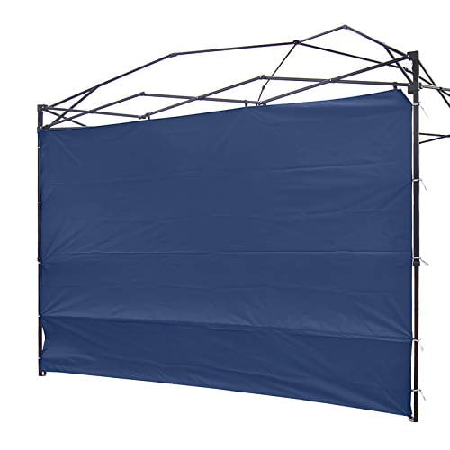 NINAT Canopy Sidewalls 10 ft Sunshade Privacy Panel for Gazebos Tent  Waterproof,Sun Wall for Straight Leg Gazebos,1 Pack Sidewall Only NavyBlue  Panel 