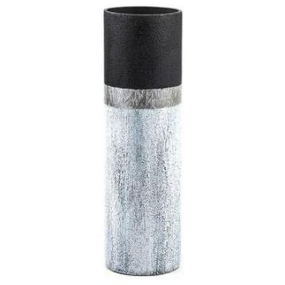 B2 Studio 7017-400-sh139.2 16 in. Blue Stone Imitation Decorated Hand Painted Cylinder Large Floor Glass Vase for Flowers