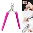 thumbnail image 4 of TISHITA Professional Nail Care Tool Stainless Steel Pink, 4 of 8