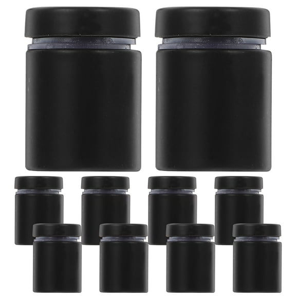 OHOIOLLA Steel Black 10Pcs 1.02X0.71X0.71In