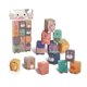 thumbnail image 3 of Juguetes Sensoriales Para Bebés De 6 Lados, Bloques De Silicona Para Construir, Juguete De Agarre, Mordedores Apilables Exprimibles Minnieouse BA001154-01, 3 of 6