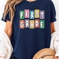 thumbnail image 3 of First Day of 1st Grade Level Begins 1st Day of 1st Grade T-Shirt Unisex, Sizes S-5XL, Tbun, 3 of 5