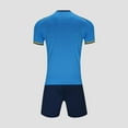 thumbnail image 4 of Atogsazn Children Boys Athletic Set Summer Jogger Short Sleeve Tshirt Shorts Outfit Clothes Trendy 04-Sky Blue 10-11 Years on Clearance, 4 of 5