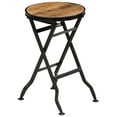 thumbnail image 2 of vidaXL Desk with Folding Stool Solid Mango Wood 115x50x76 cm, 2 of 5