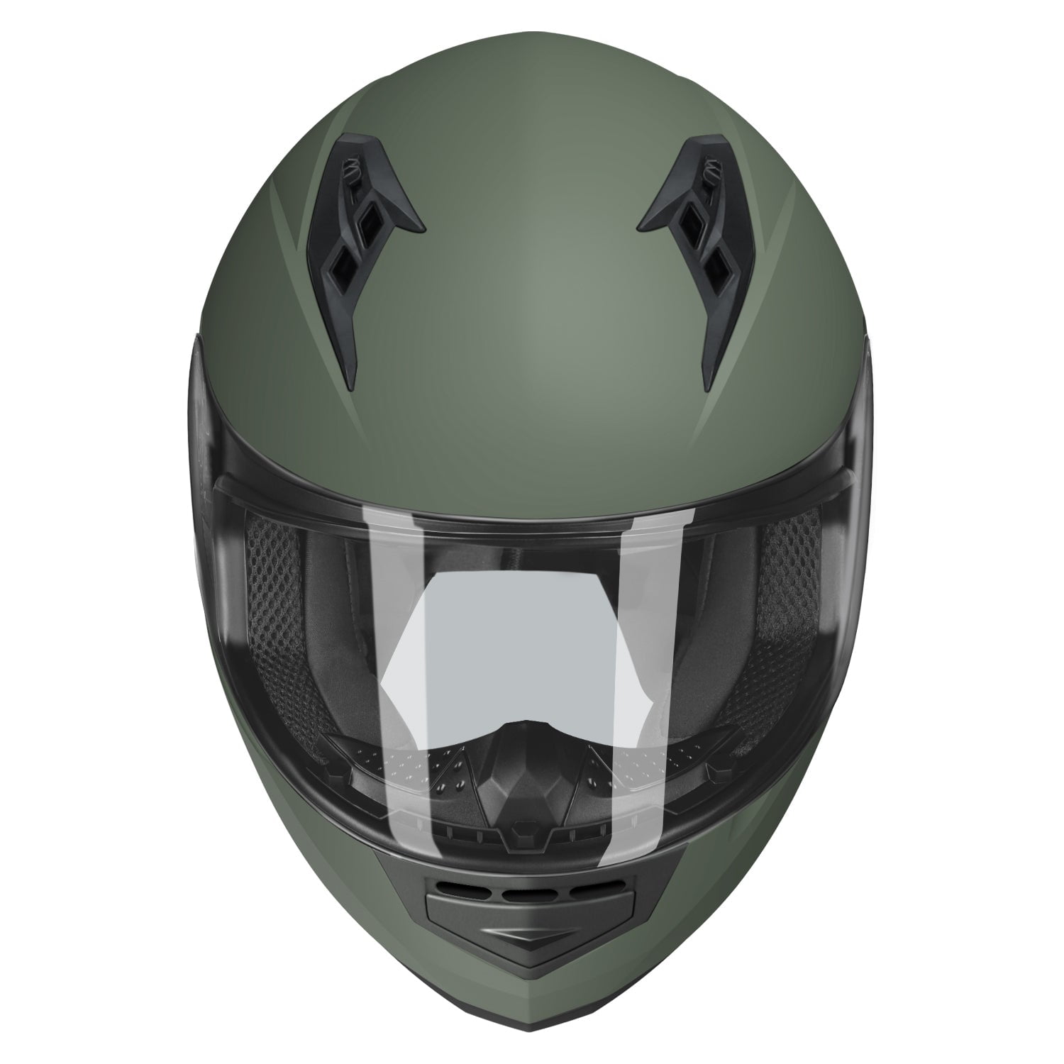 GLX GX11 Compact Motorcycle Helmet - Camo, Small - Full Face w/ Tinted Visor, DOT Approved