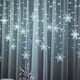 thumbnail image 4 of Guirnalda de luces navideñas con copos de nieve y cortina de hadas intermitentes para exteriores, decoración para fiestas navideñas de Año Nuevo 2025, 4 of 5