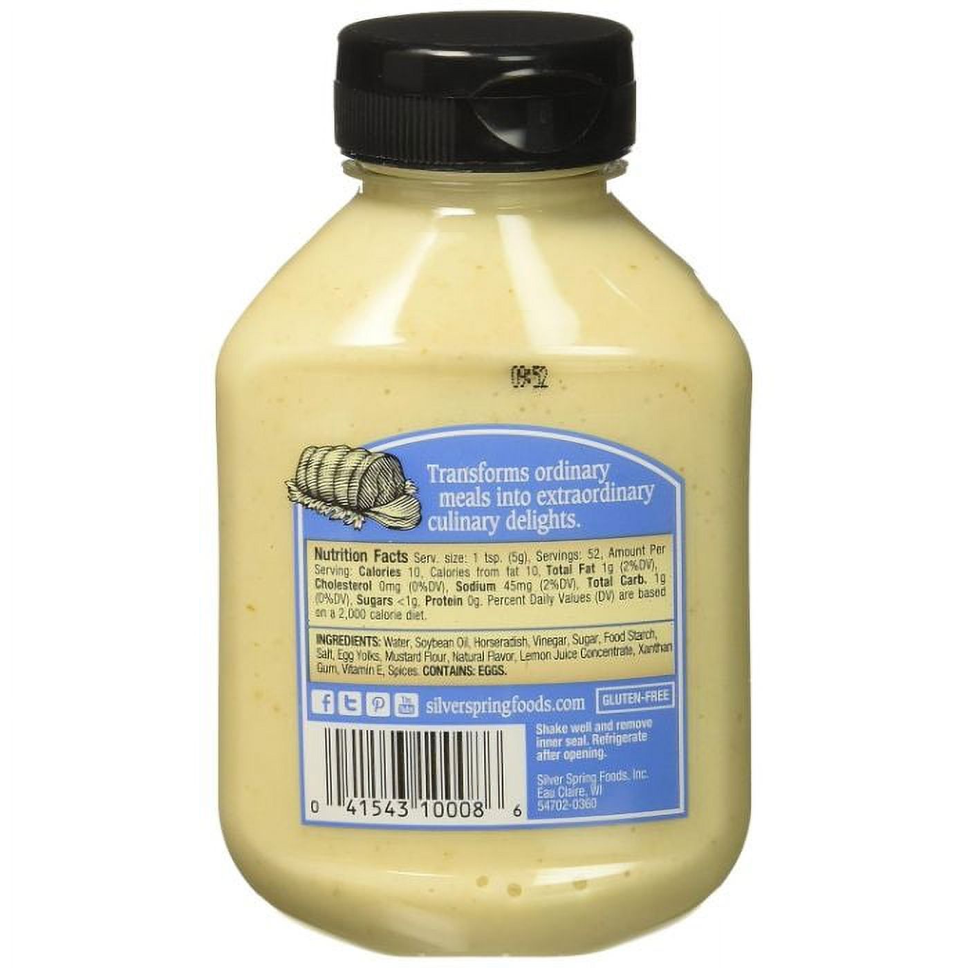 Silver Spring Sassy Horseradish Sauce, 9.25 oz