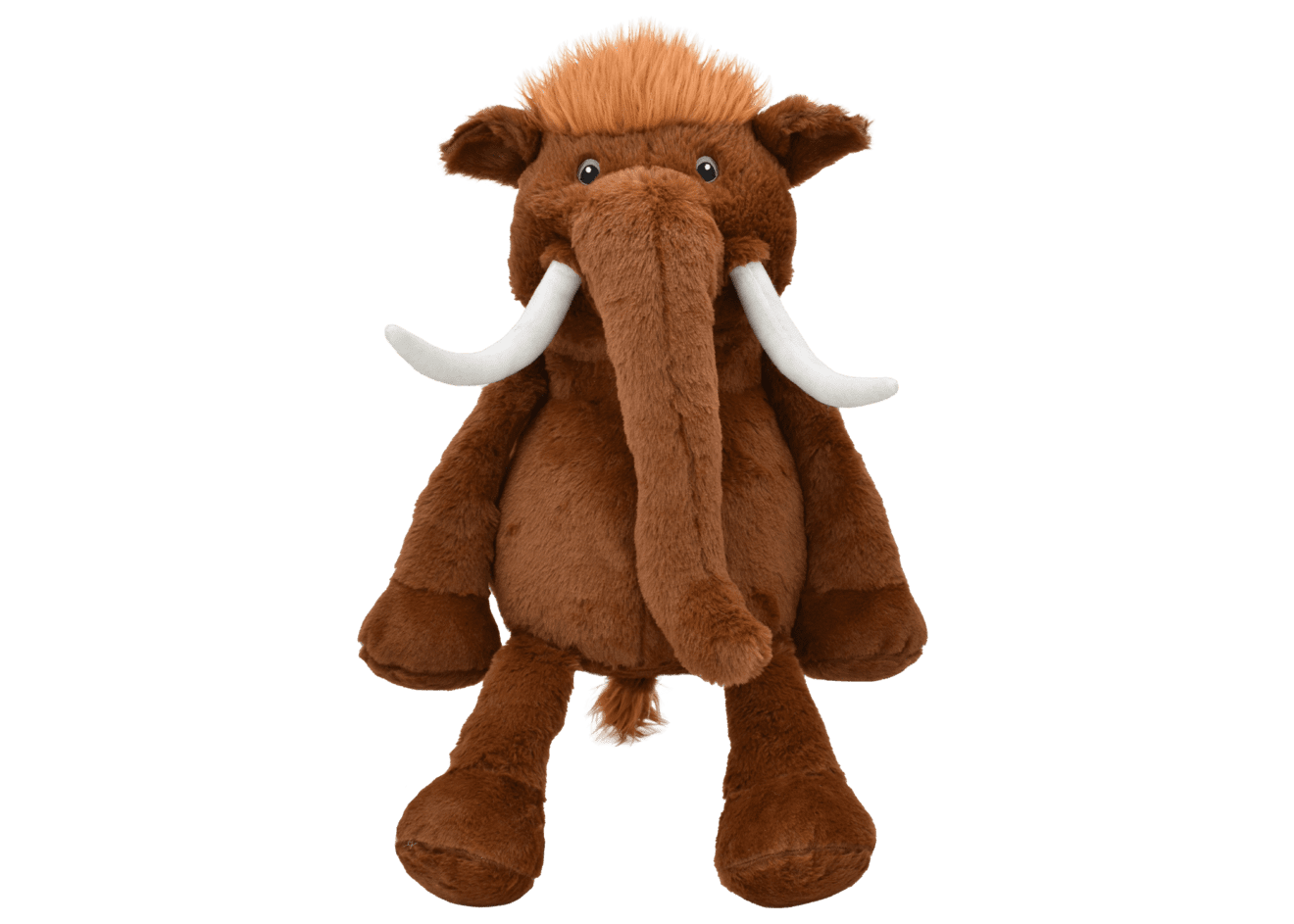 Multipet Jumbo Plush Mammoth and Jumbo Plush Saber-Toothed Tiger