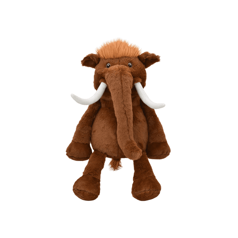 Multipet Jumbo Plush Mammoth and Jumbo Plush Saber-Toothed Tiger