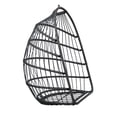 thumbnail image 3 of Indoor Swinging Egg Chair | Decorate Your Bedroom with Style | Sturdy Steel Stand | Washable Polyester Seat Cushion, 3 of 7