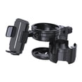 thumbnail image 3 of Portavasos para cochecito, portavasos para cochecito, versátil, con capacidad para 2 tazas, fácil de instalar con soporte para teléfono, portabotellas Negro, 3 of 10