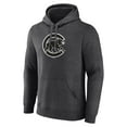 thumbnail image 2 of Men's Charcoal Chicago Cubs Monochrome Pullover Hoodie, 2 of 3