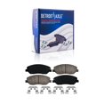 thumbnail image 6 of Detroit Axle - Front Brake Kit for 2007 2008 2009 Hyundai Entourage, 2006-2014 Kia Sedona Drilled & Slotted Disc Brakes Rotors Ceramic Brake Pads Replacement, 6 of 7