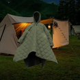 thumbnail image 1 of Saco de dormir para acampar, capa portátil, almohada cuadrada ligera, edredón cálido para conducir en coche, oficina, viajes en interiores y verde, 1 of 8