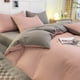 thumbnail image 5 of Bedding Set 4 Piece | Soft Washed Polyester Comforter Set | Reversible Modern Style | Gray Orange Blue Pink | Breathable Durable Easy Care | Fits 70.86"x86.61" to 90.55"x90.55" Beds | 1235g, 5 of 6